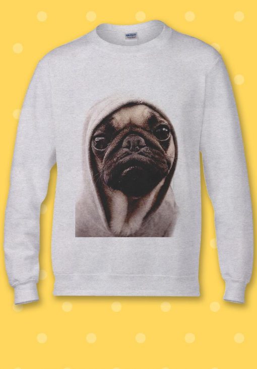 Pug Life Dog Grumpy Animal Funny Cool Sweatshirt