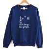 Shoot Hoops Not People Crewneck Sweatshirt