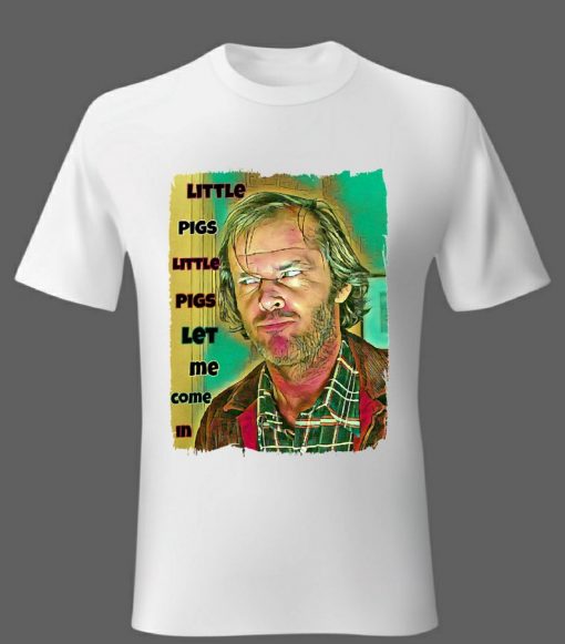 The Shining Horror Stephen King My Artwork Jack Nicholson White Shirt