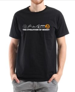 The evolution of money bitcoin btc crypto cryptocurrency T-Shirt