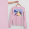 Blue Hair Anime Girl Sweatshirt