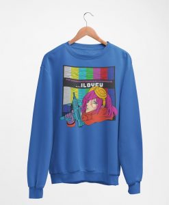 Cyberpunk Uzi Girl Sweatshirt