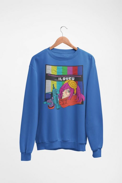 Cyberpunk Uzi Girl Sweatshirt