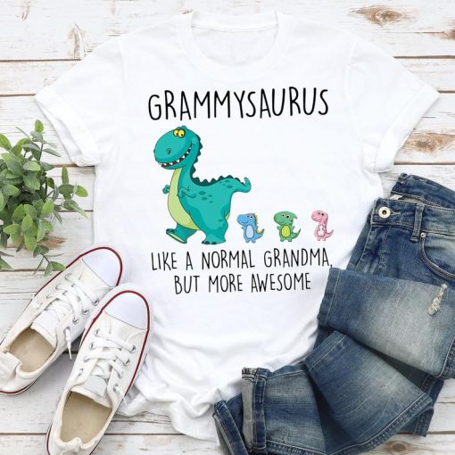 Grammysaurus Like A Normal Grandma But More Awesome Shirt