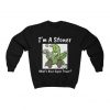 I'm A Stoner { White} Unisex Heavy Blend Crewneck Sweatshirt