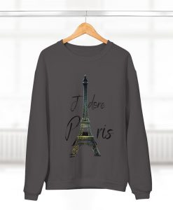Jadore Paris eiffel tower sweatshirt