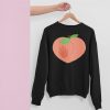 Peach Fruit Spank Bum Hand mark Slap Sweatshirt