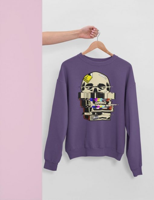 Skull Vaporwave sweatshirt