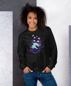 Space Cute Cat Sweatshirt