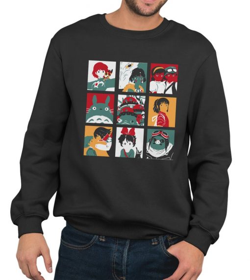 Totoro Kiki's Cat Anime Sweatshirt