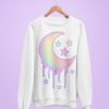 Trippy Pastel Moon Sweatshirt
