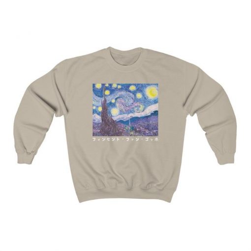 Vincent van Gogh The Starry Night Aesthetic Sweatshirt