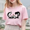 Pepe Le Pew And Penelope love T- Shirt