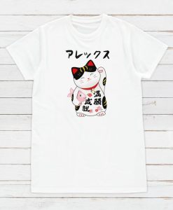 Cat Maneki t shirt