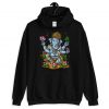 Hindu God Ganesha Smoking Weed Hoodie