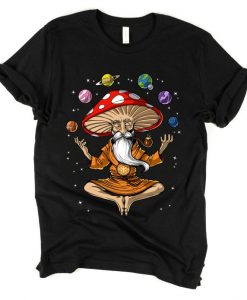 Hippie Magic Mushrooms Buddha Shirt