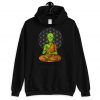 Psychedelic Alien Buddha Yoga Hoodie