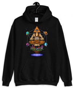 Psychedelic Illuminati Pyramid Hoodie