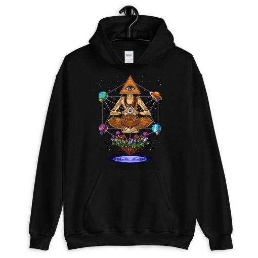 Psychedelic Illuminati Pyramid Hoodie