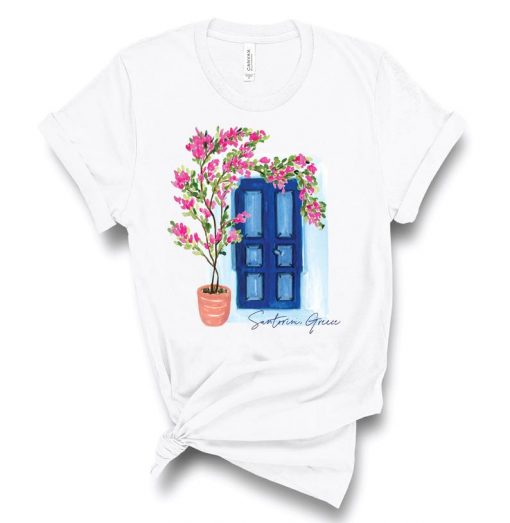 Santorini Greece T Shirt