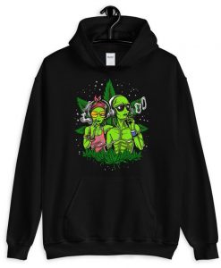 Space Aliens Smoking Weed Hoodie