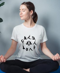 Yoga poses t-shirt