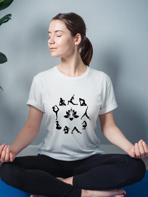 Yoga poses t-shirt