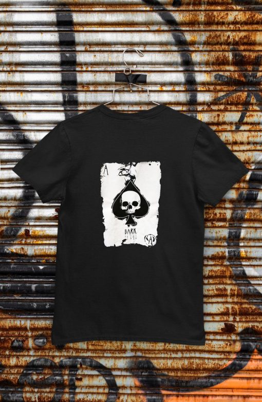 Ace Of Spades T-shirt Mens Skull Goth t shirt