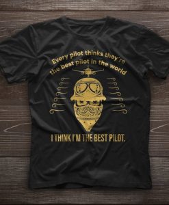 Best pilot t shirt