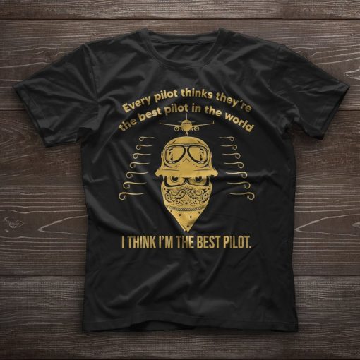 Best pilot t shirt