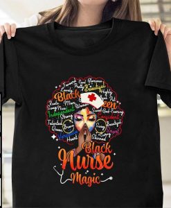 Black Nurse Magic African American Shirt