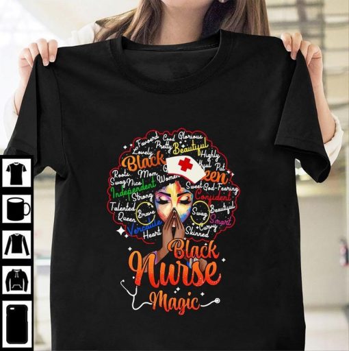 Black Nurse Magic African American Shirt