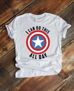 Captain America I can do this all day shirt