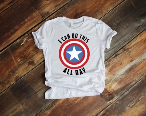 Captain America I can do this all day shirt