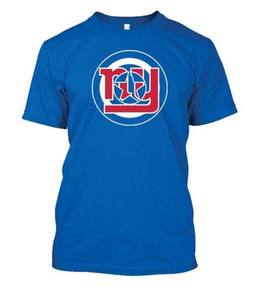 Captain America NY Giants T-shirt