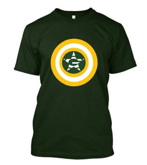 Captain America Packers T-shirt