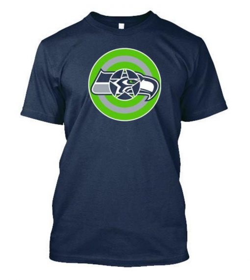 Captain America Seahawks T-shirt