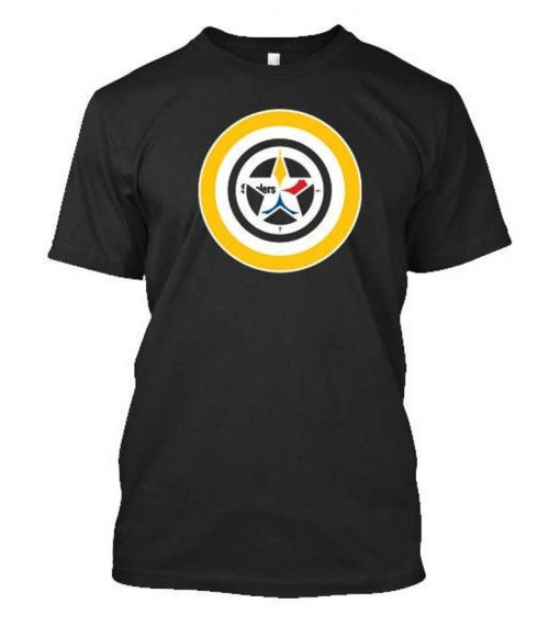 Captain America Steelers T-shirt