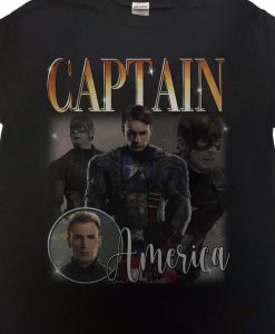 Captain America T-shirt Movie Tee