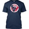 Captain America Texans T-shirt