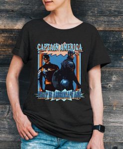 Captain America Vintage Retro Style Unisex T-shirt