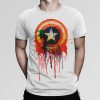 Captain America's Colorful Shield T-Shirt