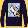 Crazy Cat Unicorn Rainbow Novelty Sweatshirt