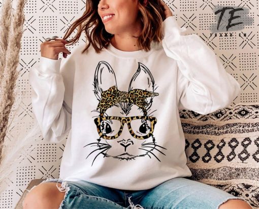 Cute Bunny Rabbit Face Sweatshirt