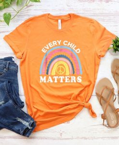 Every Child Matters Orange Rainbow Shirt