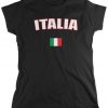 Italy Country Flag Ladies T-Shirt