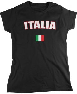 Italy Country Flag Ladies T-Shirt