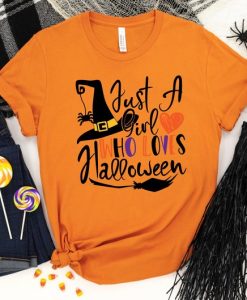 Just A Girl Who Loves Halloween Shirt