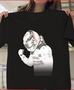 Lewis Hamilton Grand Prix Racer Celebration Print T Shirt