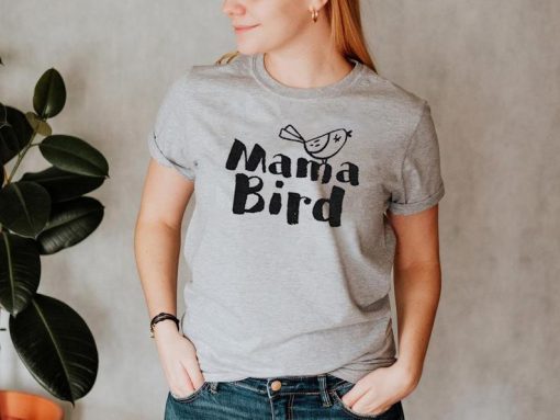 Mama Bird Fitted T-Shirt